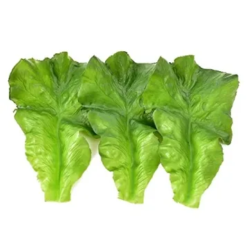 Hagao Fake Lettuce Leaves - Realistic Artificial Vegetables for Parties & Decor
