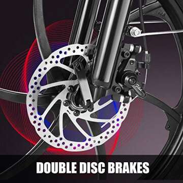 26 inch Electric Bike for Adults, Commuting Ebike with 8ah/12.5ah Battery, 250W/500W Motor Electric Mountain Bike, and Professional 21 Speed Gears (Classic)