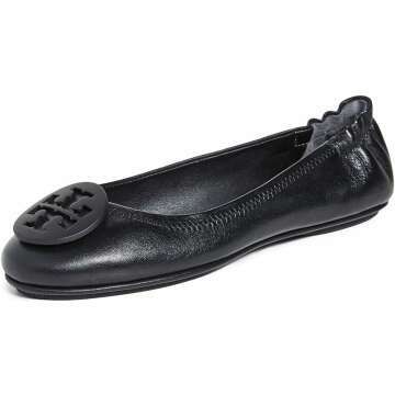 Stylish Tory Burch Minnie Travel Ballet Flats
