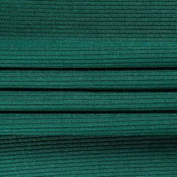 Roselux Womens Long Sleeve Stretch Crewneck Ribbed T-Shirt Fitted Casual Basic Tops(3922,Dark Green-M)