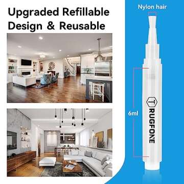 TRUGFONE Touch Up Paint Pen Set - 4 Refillable Paint Pens for Home Repair