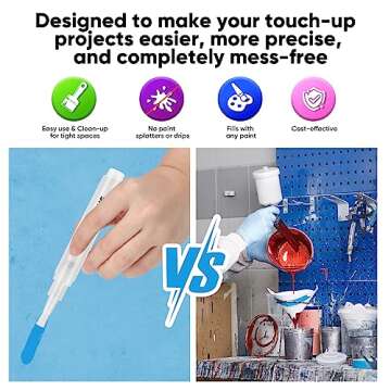 TRUGFONE Touch Up Paint Pen Set - Refillable & Easy Use