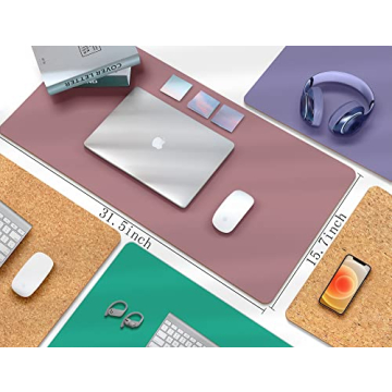 Aothia Eco-Friendly Dual-Sided Desk Pad Large Mouse Pad