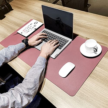 Aothia Eco-Friendly Dual-Sided Desk Pad Large Mouse Pad