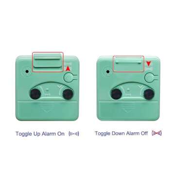 Compact Silent Alarm Clock Perfect for Home and Travel