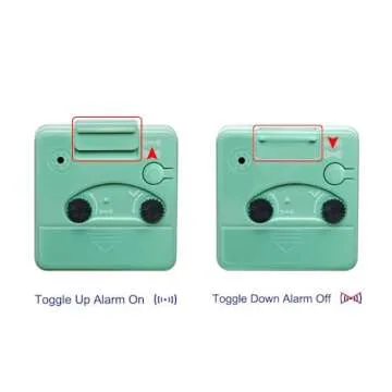 Compact Silent Alarm Clock Perfect for Home and Travel