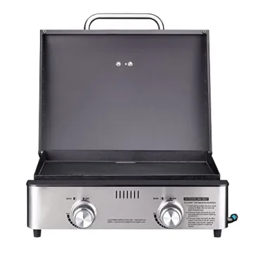 Monument Grills Portable 22" 2-Burner Flat Top Griddle
