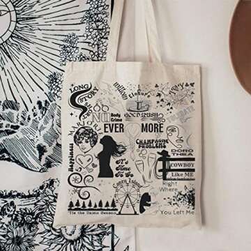 TOBGBE Singer Tote Bag for Music Lovers & Fans