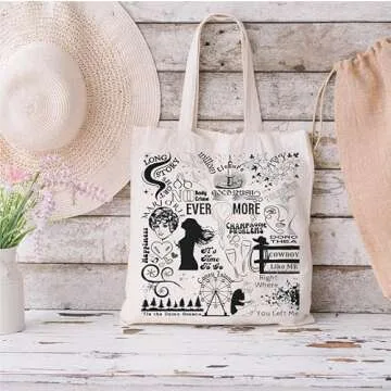 TOBGBE Singer Tote Bag for Music Lovers & Fans
