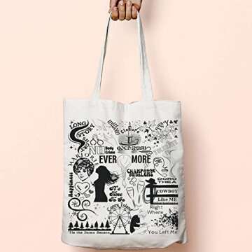 TOBGBE Singer Tote Bag for Music Lovers & Fans