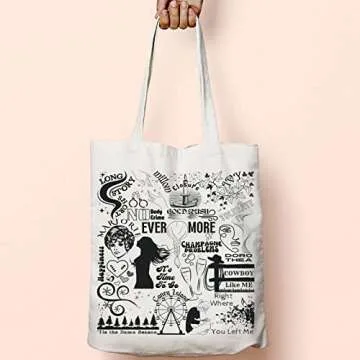TOBGBE Singer Tote Bag for Music Lovers & Fans