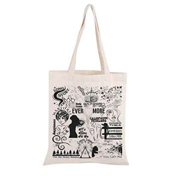 TOBGBE Singer Tote Bag for Music Lovers & Fans
