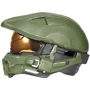 Disguise Halo Master Chief Light-Up Boys' Helmet , Green