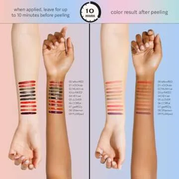 Sacheu Lip Liner Stay-N - Peel Off Lip Liner Tattoo, Peel Off Lip Stain, Long Lasting Lip Stain Peel Off, Infused with Hyaluronic Acid & Vitamin E, For All Skin Types, SINamon