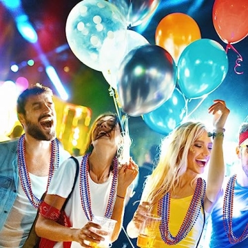 YAXINRUI Patriotic 4th of July Beaded Necklaces - 15 Pcs