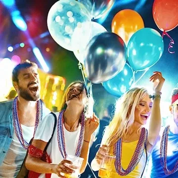 YAXINRUI Patriotic 4th of July Beaded Necklaces - 15 Pcs