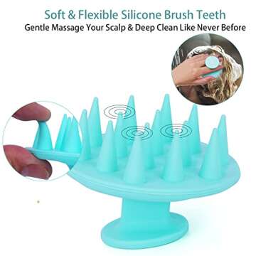 Universal Hair Dryer Diffuser and Scalp Brush Combo - KingKam