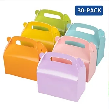 Colorful Oletx Treat Boxes 30-Pack for Parties