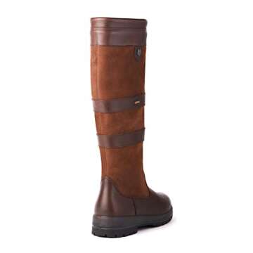 Dubarry Galway Walnut ExtraFit GoreTex Leather Country Boots - Waterproof, Stylish & Comfortable Kne...