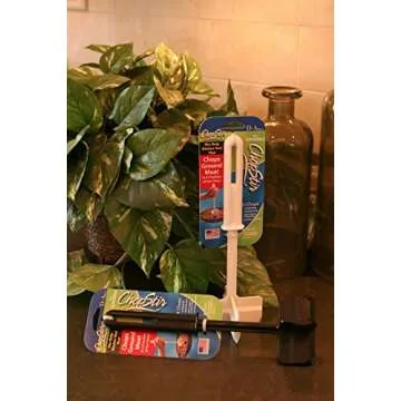 ChopStir Original Hamburger Ground Meat Vegetable Frozen Concentrate Egg Chopper, Heat-Resistant Nylon, Black