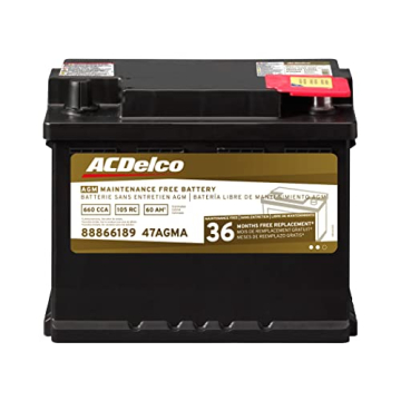 ACDelco Gold 47AGMA AGM BCI Group 47 Battery - Superior Performance and Longevity