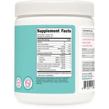 Nutricost BCAA for Women - Powerful Strawberry Lemonade Recoveries