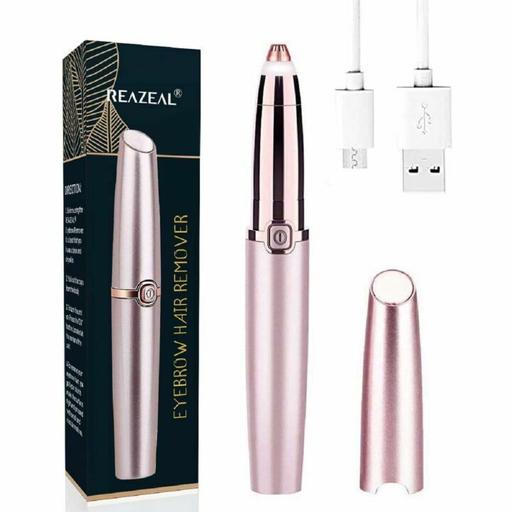 Reazeal Eyebrow Hair Remover Rechargeable Trimmer