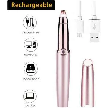 Reazeal Eyebrow Hair Remover Rechargeable Trimmer