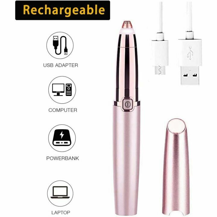 Reazeal Eyebrow Hair Remover Rechargeable Trimmer