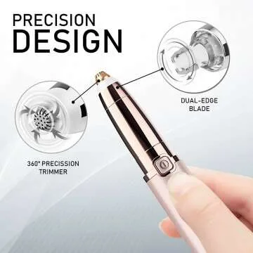 Reazeal Eyebrow Hair Remover Rechargeable Trimmer