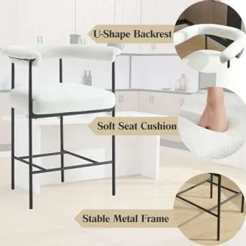 Stylish Ya-Home Modern Bar Stools for Elegant Kitchens