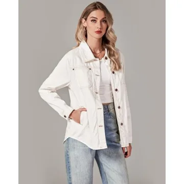 Luvamia Women's Casual Denim Jacket - Spring Style