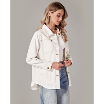 Luvamia Women's Casual Denim Jacket - Spring Style