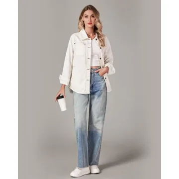 Luvamia Women's Casual Denim Jacket - Spring Style