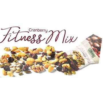 Healthy Trail Nut Mix Snack Packs, 3 Packs of 8 Bags (1 oz) | Dried Fruit, Cranberries, Raisins, Peanuts, Seeds, Walnuts, Sunflower | Energy Snack | Cranberry Fitness