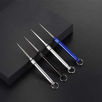 Durable Metal Titanium Toothpicks for Convenient Travel