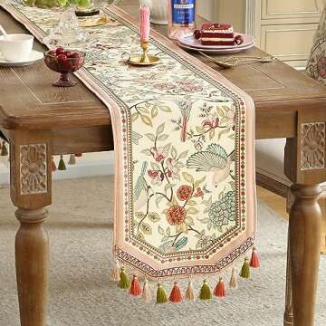 Patdrea Velvet French Table Runner - Luxurious Dining Decor