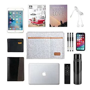 Stylish Bedside Caddy with 5 Pockets for Organized Living