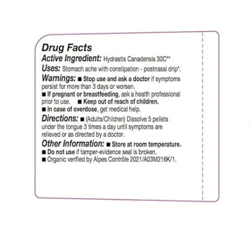 OLLOIS Hydrastis Canadensis Organic Homeopathic Remedy