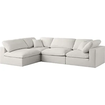Meridian Velvet Modular Sectional for Ultimate Comfort