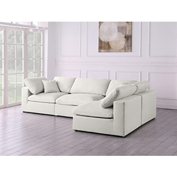 Meridian Velvet Modular Sectional for Ultimate Comfort