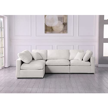 Meridian Velvet Modular Sectional for Ultimate Comfort