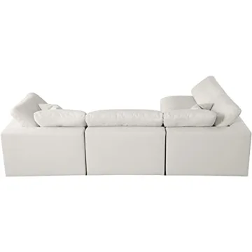 Meridian Velvet Modular Sectional for Ultimate Comfort