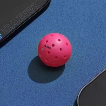 A11N S40 Outdoor Pickleball Balls- USA Pickleball Approved for Tournament Play, 3/6/12/50-Pack, Neon Green/Fuchsia/Tangerine