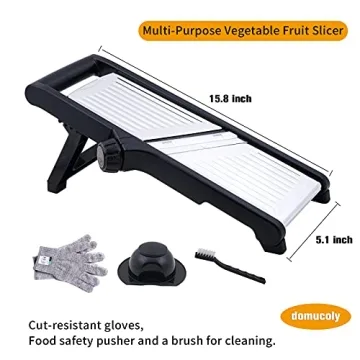 Adjustable Mandoline Slicer for Versatile Kitchen Prep