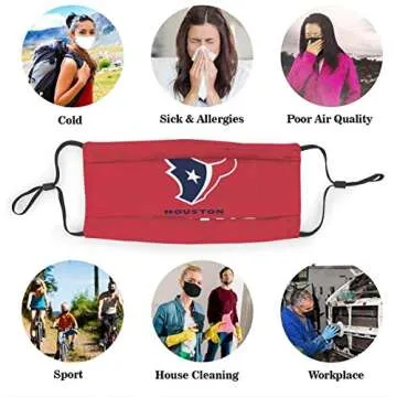 Dust Washable Reusable Cotton Face Mask for All Ages