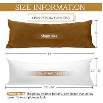 StangH Luxury Body Pillow Case for Comfort and Style