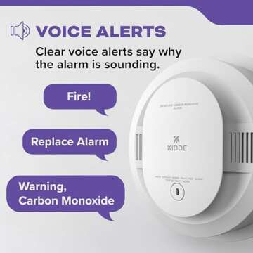 Kidde Smoke & Carbon Monoxide Detector with Backup
