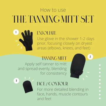 Skinerals Self Tanner Mitt Set for Even Application