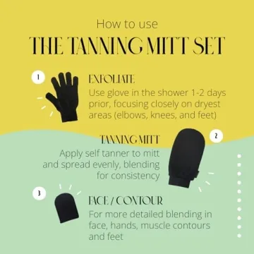 Skinerals Self Tanner Mitt Set for Even Application